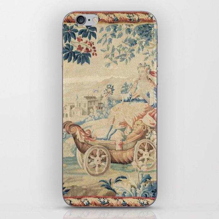 Antique 17th Century Goddess Flora French Tapestry  iPhone Skin