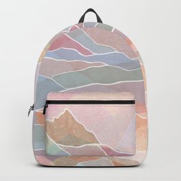 Pastel Mountains Backpack