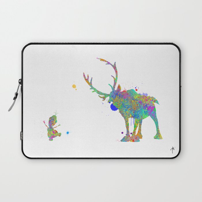 Olaf and Sven Laptop Sleeve