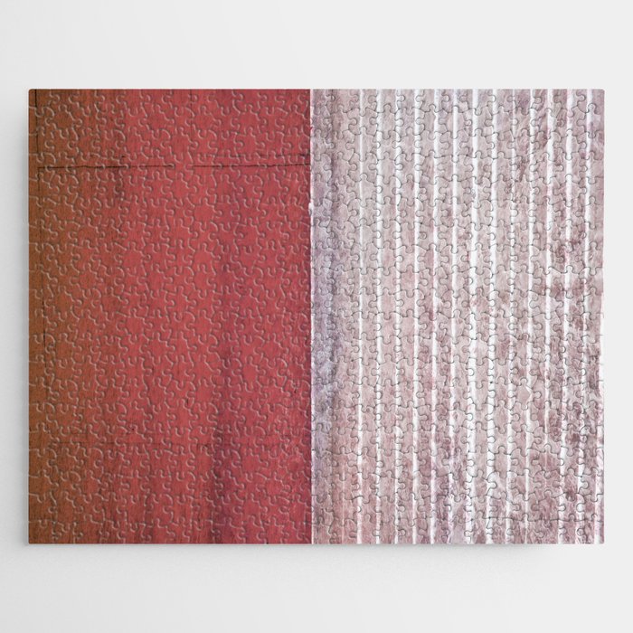 muted red soft enzyme wash fabric look Jigsaw Puzzle