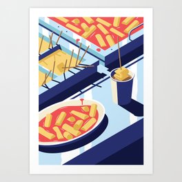 A night out in Seoul - Part 4 - Hangover Food Art Print
