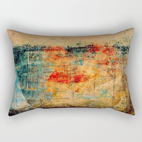 Bateau Dans La Brume Rectangular Pillow