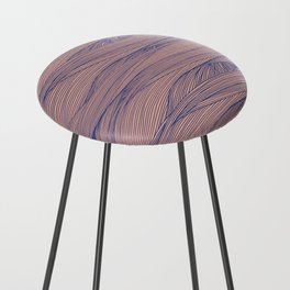 The imagination of waves Counter Stool