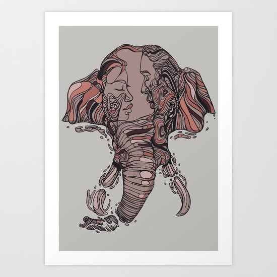 I Forget Where We Were Art Print