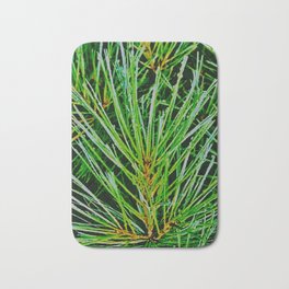 Woodland Pine Print Bath Mat | Style, Pinetree, Rustictheme, Color, Pattern, Winter, Film, Rusticprint, Photo, Print 