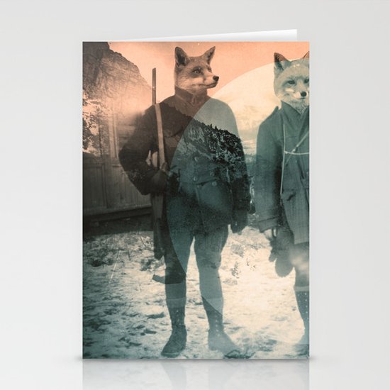 Fox Hunt Stationery Cards