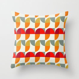 Revival pattern Geometric Vintage Design Modern Color Throw Pillow