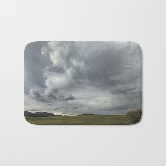 Landscape Photography | Waterton, Alberta | Clouds | Sunset Bath Mat