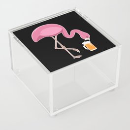 Beer Lover Flamingo Acrylic Box