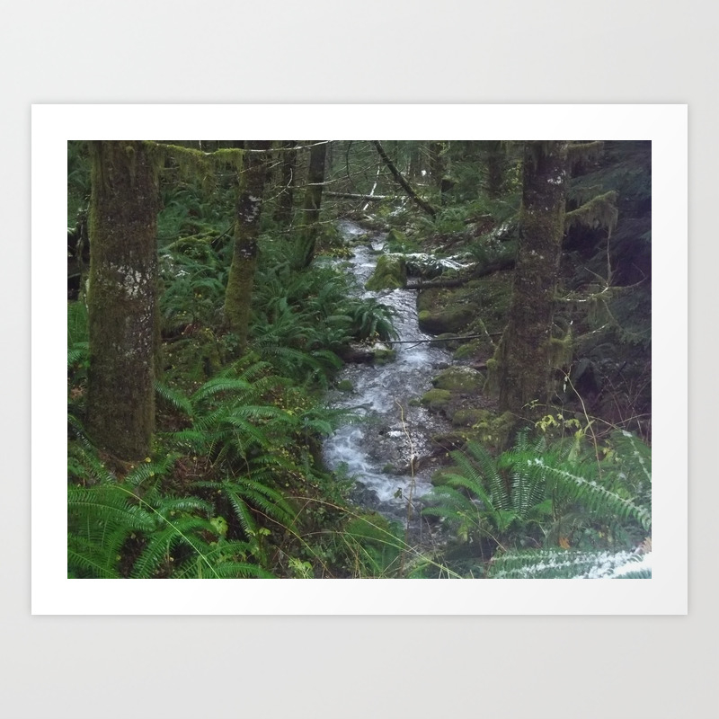 Stream Out Of Glacier Fed Lake Stock Photo - Image of park, scenic:  153377608