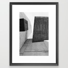 Ronchamp | Notre Dame du Haut chapel | Le Corbusier architect Framed Art Print