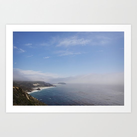 cali coast Art Print