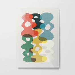 Ghost and mirage Metal Print | Liquid, Aesthetic, Curated, Pattern, Vintage, Modern, Fluid, Abstract, Graphicdesign, Quirky 