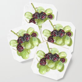Grapes and Blackberries Coaster
