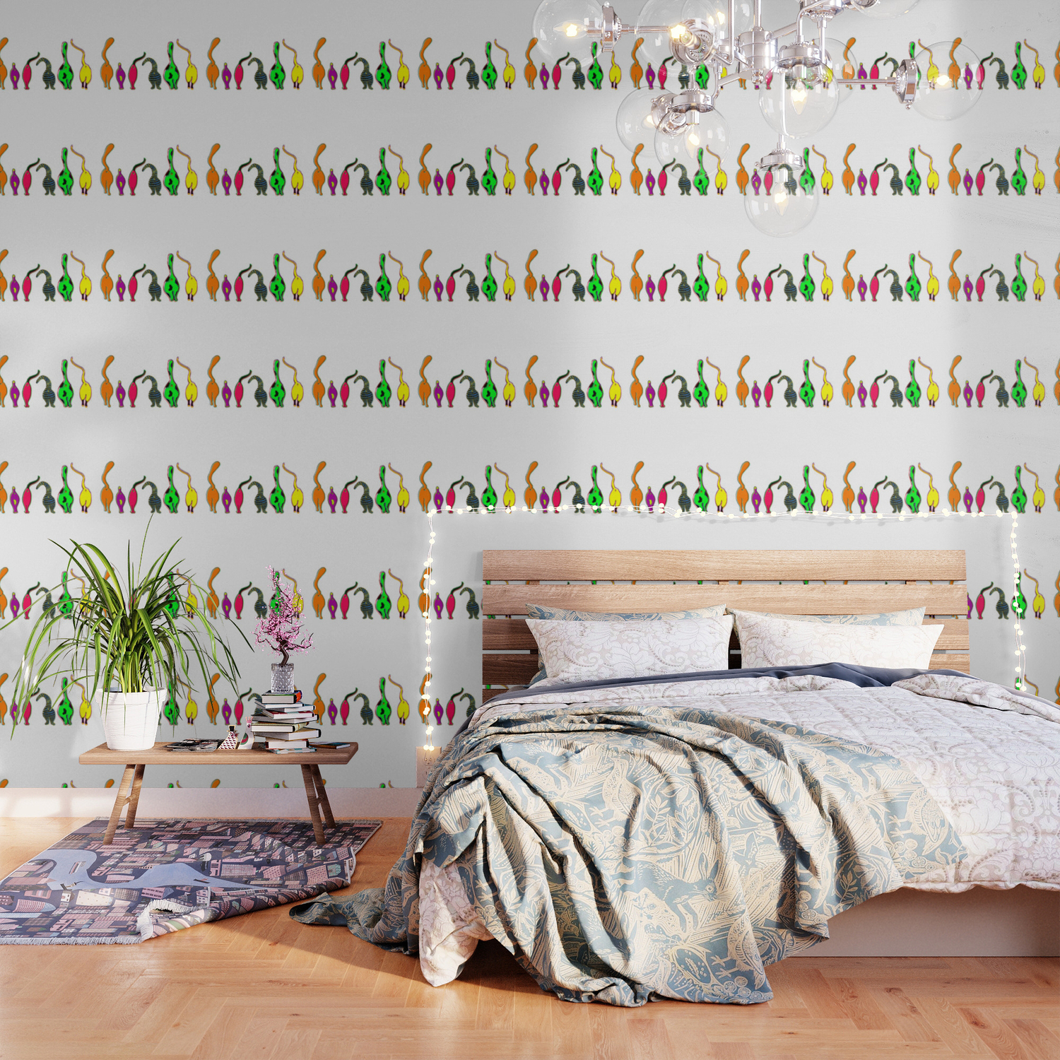 Colorful Cat Butts Wallpaper By Ajoymoon Society6,Free Fire Nickname Tamil
