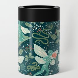 Enchanted Emerald Fairy Forest Can Cooler