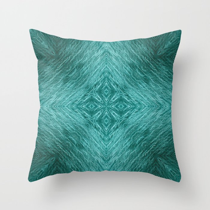 Kaleido Wired Rain Throw Pillow by Lisa Argyropoulos | Society6