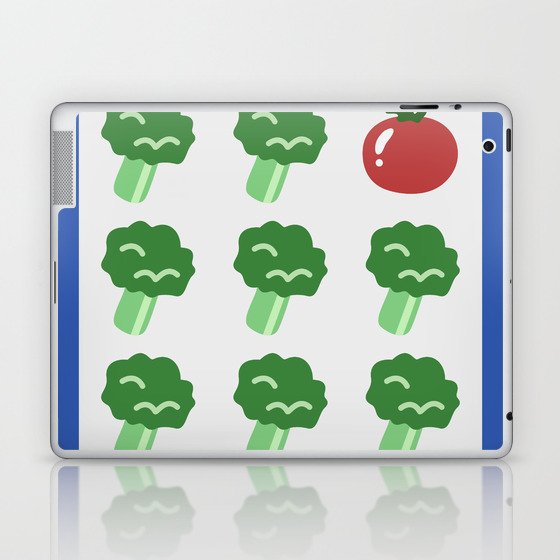 Eight broccoli one tomato 5 Laptop & iPad Skin