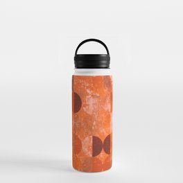 Rough Orange Semi Circles Water Bottle