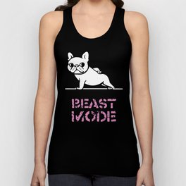 BEAST MODE FRENCH BULLDOG Unisex Tank Top