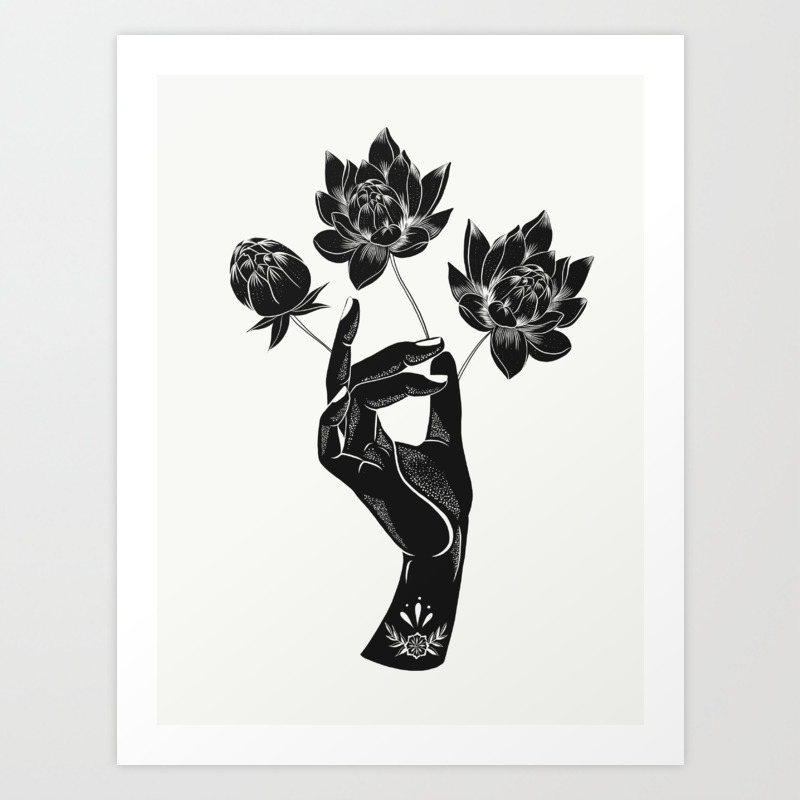 Hand Holding Lotus Flowers Art Print By Michaelasimone Society6 Sold stone buddha statue holding a lotus flower 38. hand holding lotus flowers art print by michaelasimone
