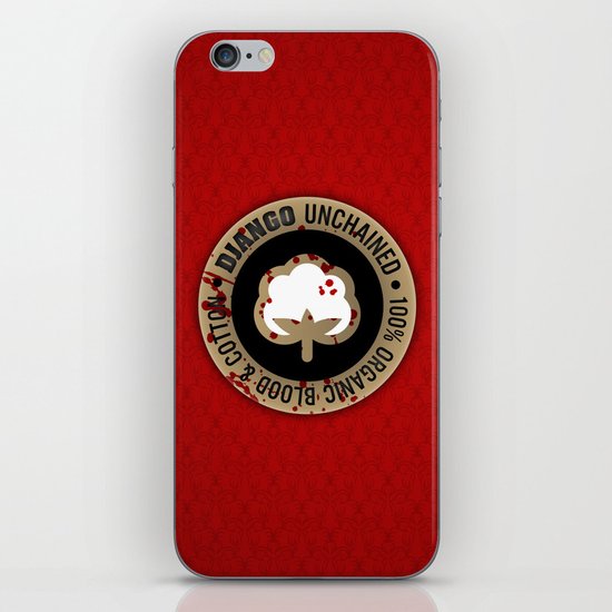 Minimal movie cover: Django Unchained iPhone & iPod Skin