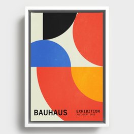 BAUHAUS 02: Exhibition 1923 | Mid Century Series  Framed Canvas