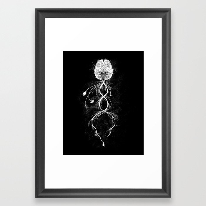 Looking for Connection  Framed Art Print