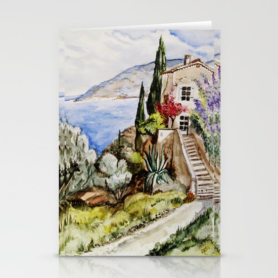 Èze Village Stationery Cards