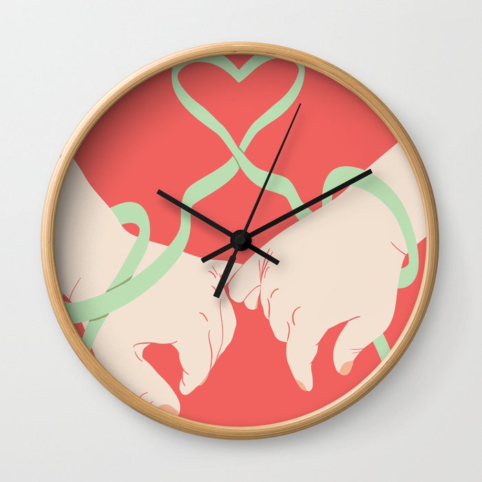 You're mine and I'm yours Wall Clock