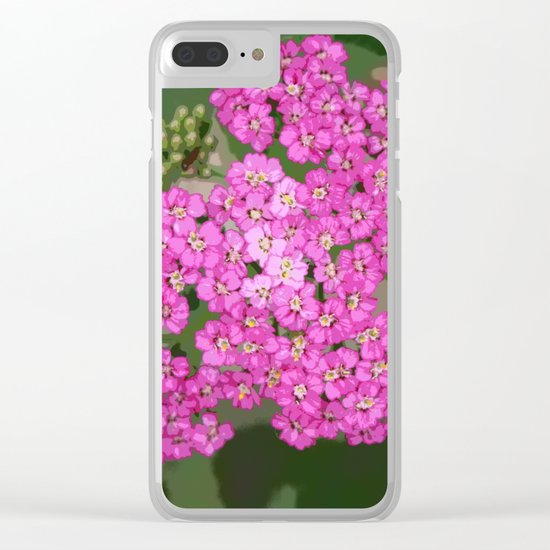 Pretty Pop Pink Clear iPhone Case