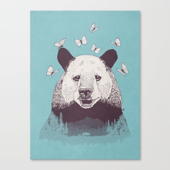 Let's Bear Friends Canvas Print