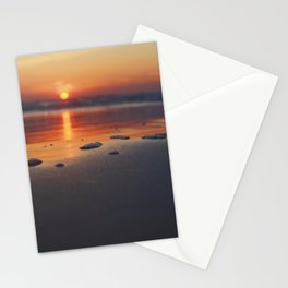 Sandy Sunset- #landscape #beach #photography Stationery Cards