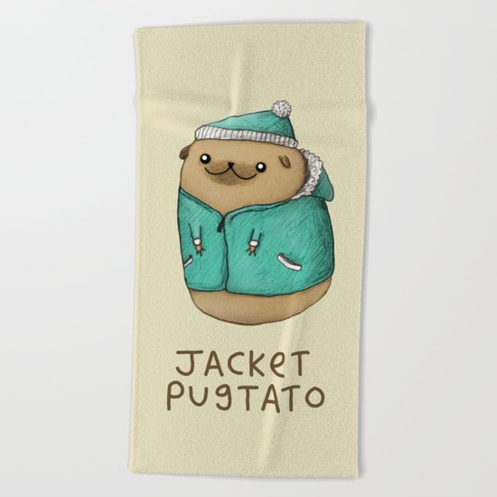Jacket Pugtato Beach Towel