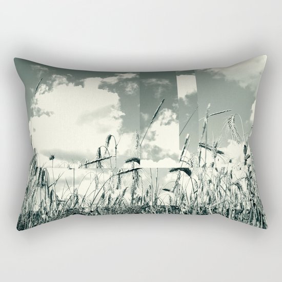 In a field of wheat Rectangular Pillow