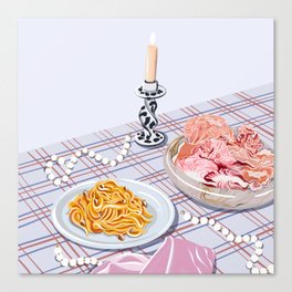 Spaghetti Marinara Canvas Print