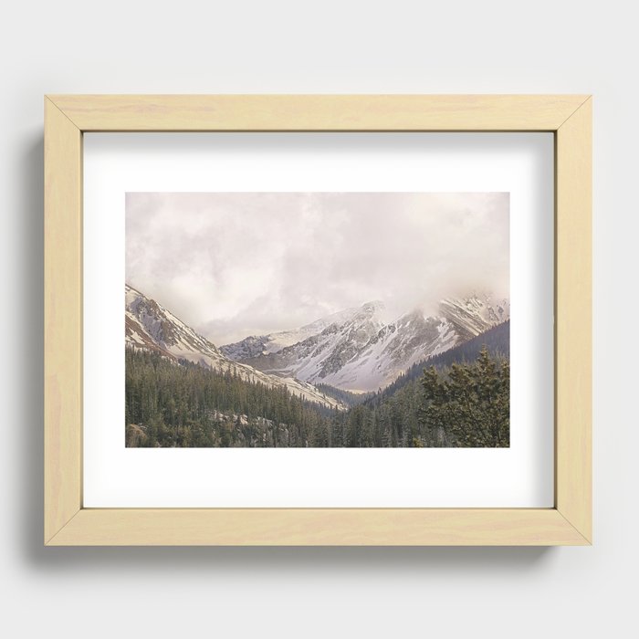Lost in the Clouds Recessed Framed Print