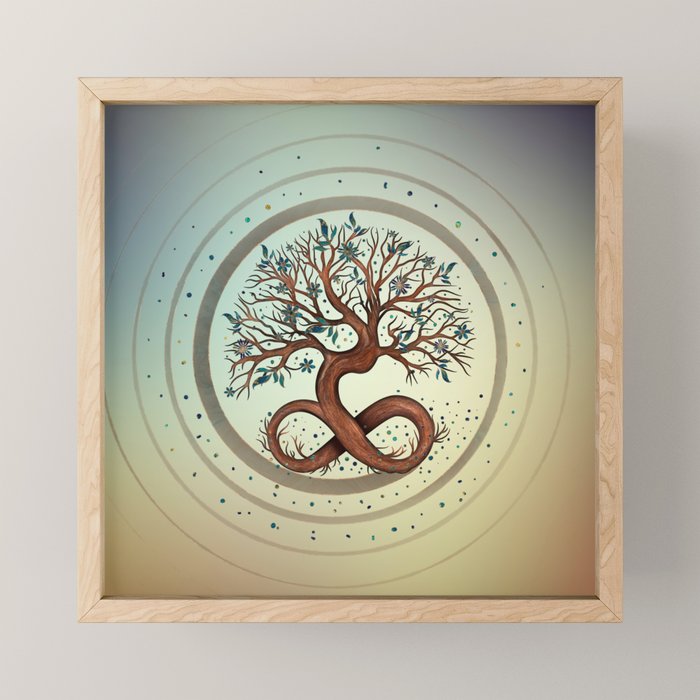 Tree of Life - Infinity Spiral Art Print by creativemotions