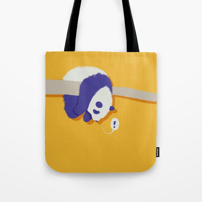 Stuck Panda Tote Bag