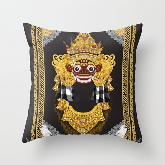 Barong Throw Pillow