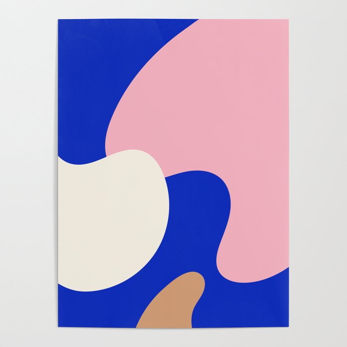 Modern Abstract Art Poster by Allenan | Society6