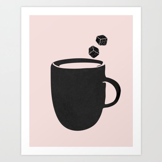 But first coffee Art Print