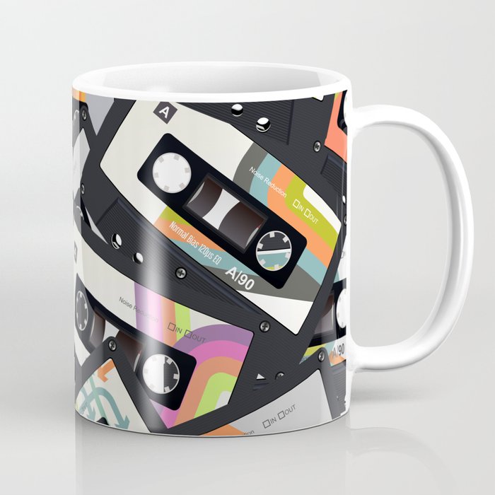 Retro Cassette Tapes Coffee Mug