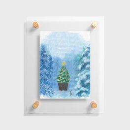 Cupcake in Woods  Floating Acrylic Print
