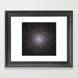 Largest Star cluster, Messier 2. Constellation of Aquarius, The Water Bearer, about 55 000 light years away. Framed Art Print