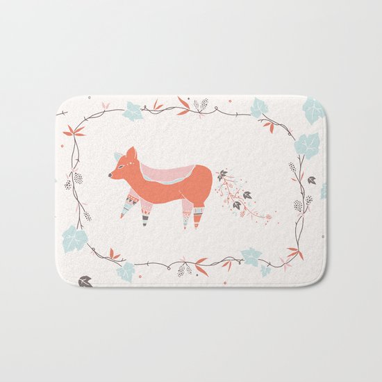 fox & grapes Bath Mat