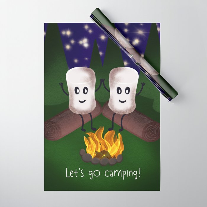 Let's Go Camping! Wrapping Paper