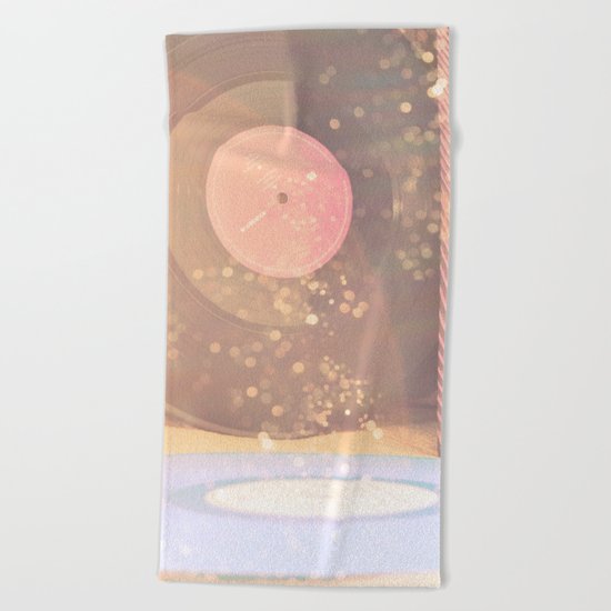 The Sound of Vinyl Beach Towel