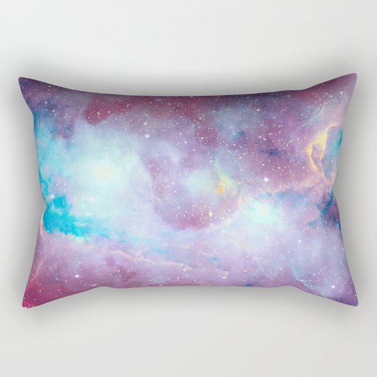 Quartz & Turquoise Galaxy Rectangular Pillow