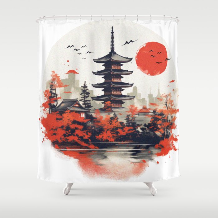 Kyoto, Japan Shower Curtain